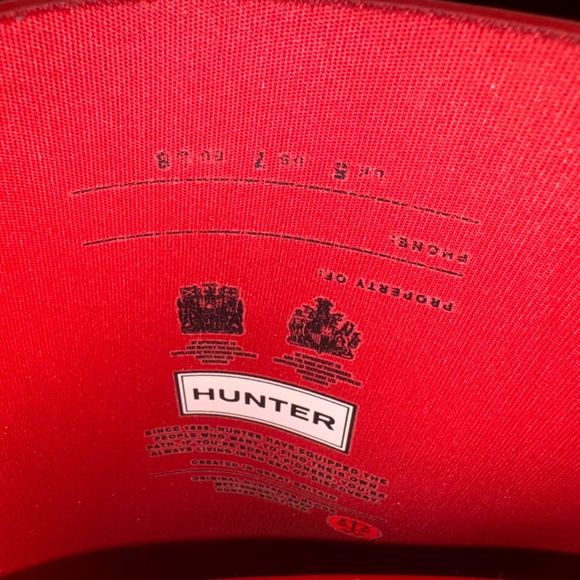 Glossy Red Hunter Rain Boots - Picture 3 of 4